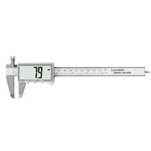 LCD Digital Vernier Caliper Length Depth Thickness Inner-Silver