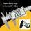 LCD Digital Vernier Caliper Length Depth Thickness Inner-Silver 7