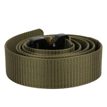 Nylon Outdoor Rettungs-Gürtel 130x4cm Armeegrün Schwerlast