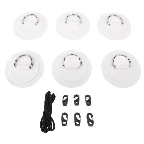 Stainless Steel D Ring Patch Kit PVC Paddle Board