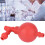 2 Pcs Scientific Ear Sucking Bulb 3-Way Natural Rubber Quantitative Lab Tool 7