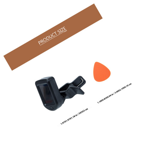 1 set gitaarstemmers en picks, inclusief stemhulp 1