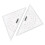 Chart Drawing Triangle Ruler Precise Scale 3