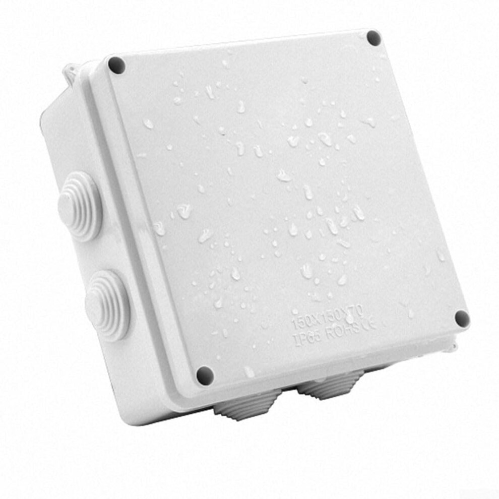 Weatherproof Junction Box Ip65 Water-Resistant Dustproof 85X85x50mm Flame-Retardant Plastic Anticorrosion Enclosure 9016109880208