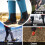 Leg Gaiters Waterproof Adjustable Anti-Tear Snow 9