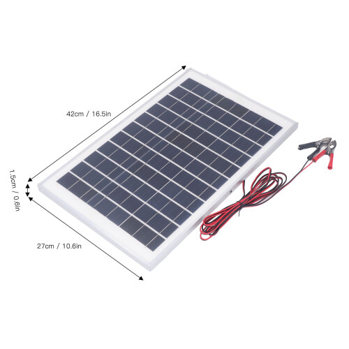 Compact 50W Solar Panel Kit for RVs & Boats Includes Controller 1