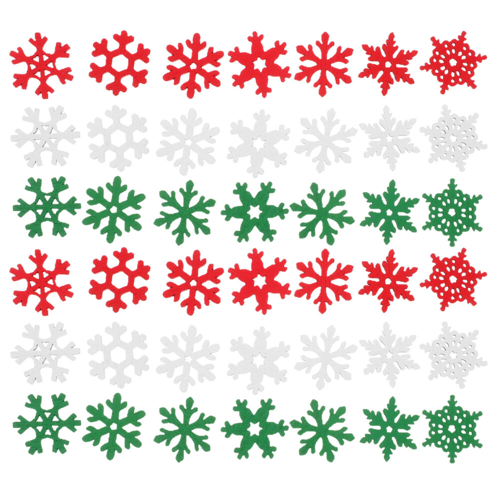 200 . Niepomalowanych Drewnianych PłAtkóW śNiegu 20 Mm Do Dekoracji-image