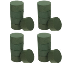 80 unidades base para arranjo floral espuma com absorção