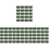 80 unidades base para arranjo floral espuma com absorção 2