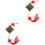 2 unidades pingente decorativo e 5