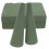 8 unid. esponja cone para buquê DIY, verde 1
