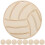 3 conjuntos de enfeites de para voleibol com corda para diy 3