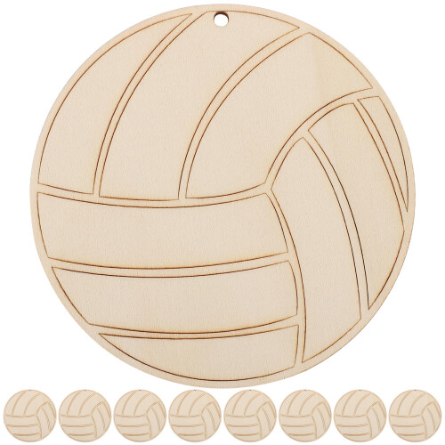3 conjuntos de enfeites de para voleibol com corda para diy 2