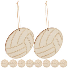 3 conjuntos de enfeites de para voleibol com corda para diy