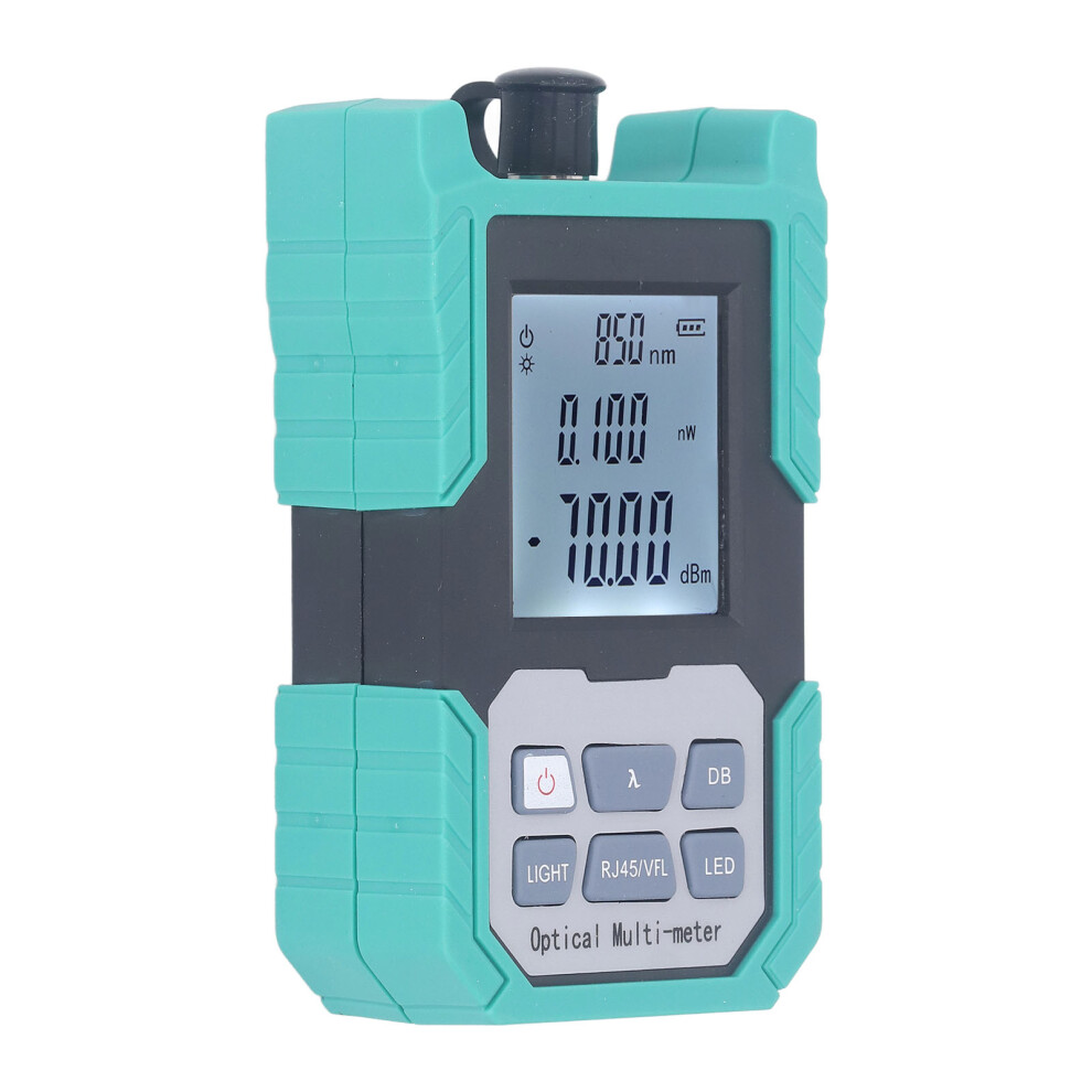 Mini Fiber Optic Optical Power Meter, -70~+10Dbm, Led Light 7891349699863