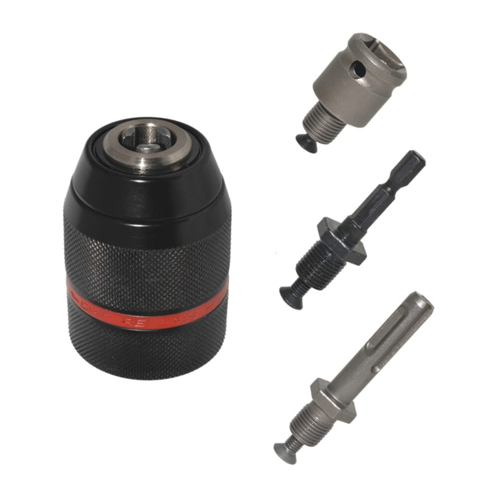 Metal Heavy Duty 1.5-13Mm Keyless Drill Chuck Hex Shank Sds Socket Square Female Adaptor Claw Chuck Stylee 9016109880666