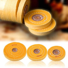 Multi Layer Cotton Buffing Wheel 6 Inch Kit With 38 Inch Polishing Cloth For Metal Jewelry Hardware