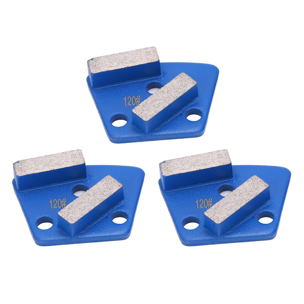 3Pcs Diamond Grinding Shoes Trapezoid Concrete 8320539351315