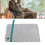 Compact USB Heated Knee & Shoulder Blanket - Silver for Home/Office 13