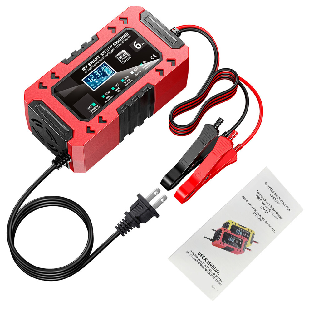 Automatic Trickle Battery Charger, 12V 6A 8320539352046