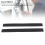 1 Pair Door Sill Entry Guard Scuff Plate Rubber 13