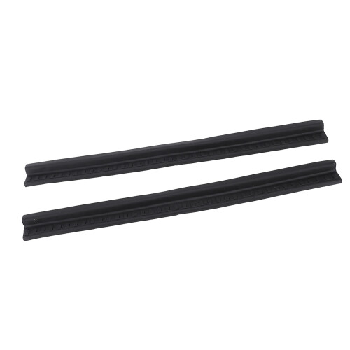 1 Pair Door Sill Entry Guard Scuff Plate Rubber 1