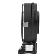 Manual Adjustable Aperture Lens Adapter Ring for Canon EOS to Olympus M4/3 Black