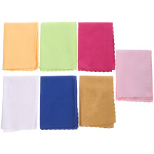 7 pcs colorful scratch-resistant cotton cleaning cloths for guitar bass
