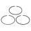 3pcs 1.5mm Piston Ring Kit Black Iron for Diesel 10