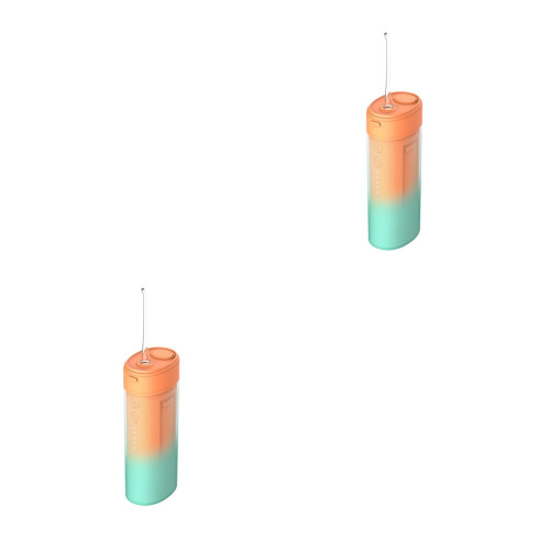 2 unidades de anéis dentais duráveis e limpa-dentes 2
