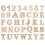 36 letras e para scrapbooking e artesanato 5