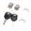 Motorcycle Top Box Lock Cylinder Core Plug and 9