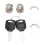 Motorcycle Top Box Lock Cylinder Core Plug and 10