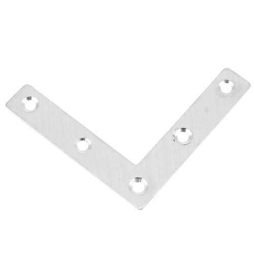 50pcs Stainless Steel L shaped Corner Plate 1