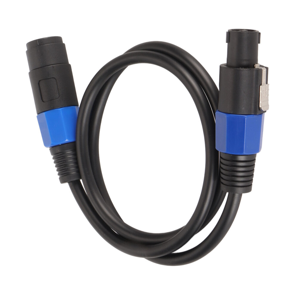3.3Ft Pvc Dj Speaker Cable Male To Female Quick Twist Lock Amp Connection 8121349709545