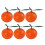 24Pcs Artificial Small Oranges Foam Models Lifelike Orange Decor Props 2