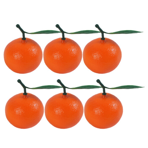 24Pcs Artificial Small Oranges Foam Models Lifelike Orange Decor Props 1