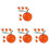 24Pcs Artificial Small Oranges Foam Models Lifelike Orange Decor Props 4