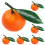 24Pcs Artificial Small Oranges Foam Models Lifelike Orange Decor Props 1