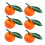 24Pcs Artificial Small Oranges Foam Models Lifelike Orange Decor Props 3