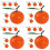 24Pcs Artificial Small Oranges Foam Models Lifelike Orange Decor Props 7