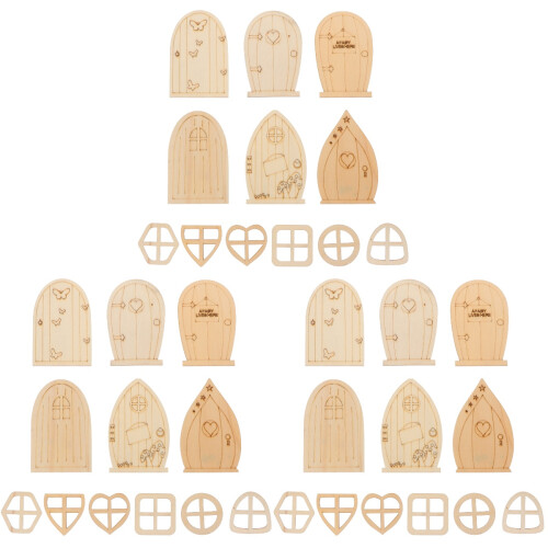 144 peças portas de com diy e 1