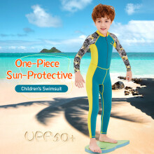 Kid Wetsuit One Piece Swimsuit Sun-Protective