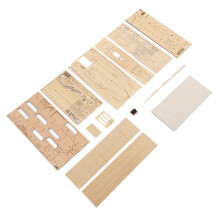 130 Wooden Sailboat Kit for Adults, DIY Basswood Ship Model Puzzle
