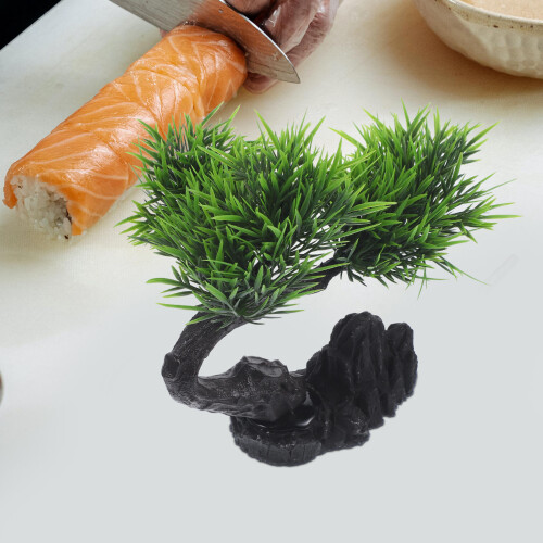 Décor Plat Sashimi Arbre Pin Artificiel 1