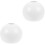 2 stuks pendelarmatuur plafondlamp halfrond accessoire 5
