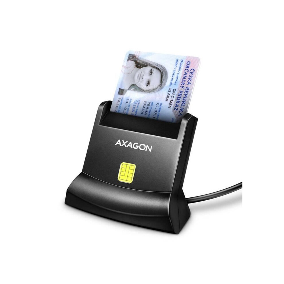 Axagon CRE-SM4N (USB 2.0), Speicherkartenlesegerät, Schwarz - Image 3