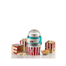 Máquina de palomitas - ARIETE - modelo 2957BLEU - Diseño años 1950 - Cocción con aire caliente - 60 g en 2 min
