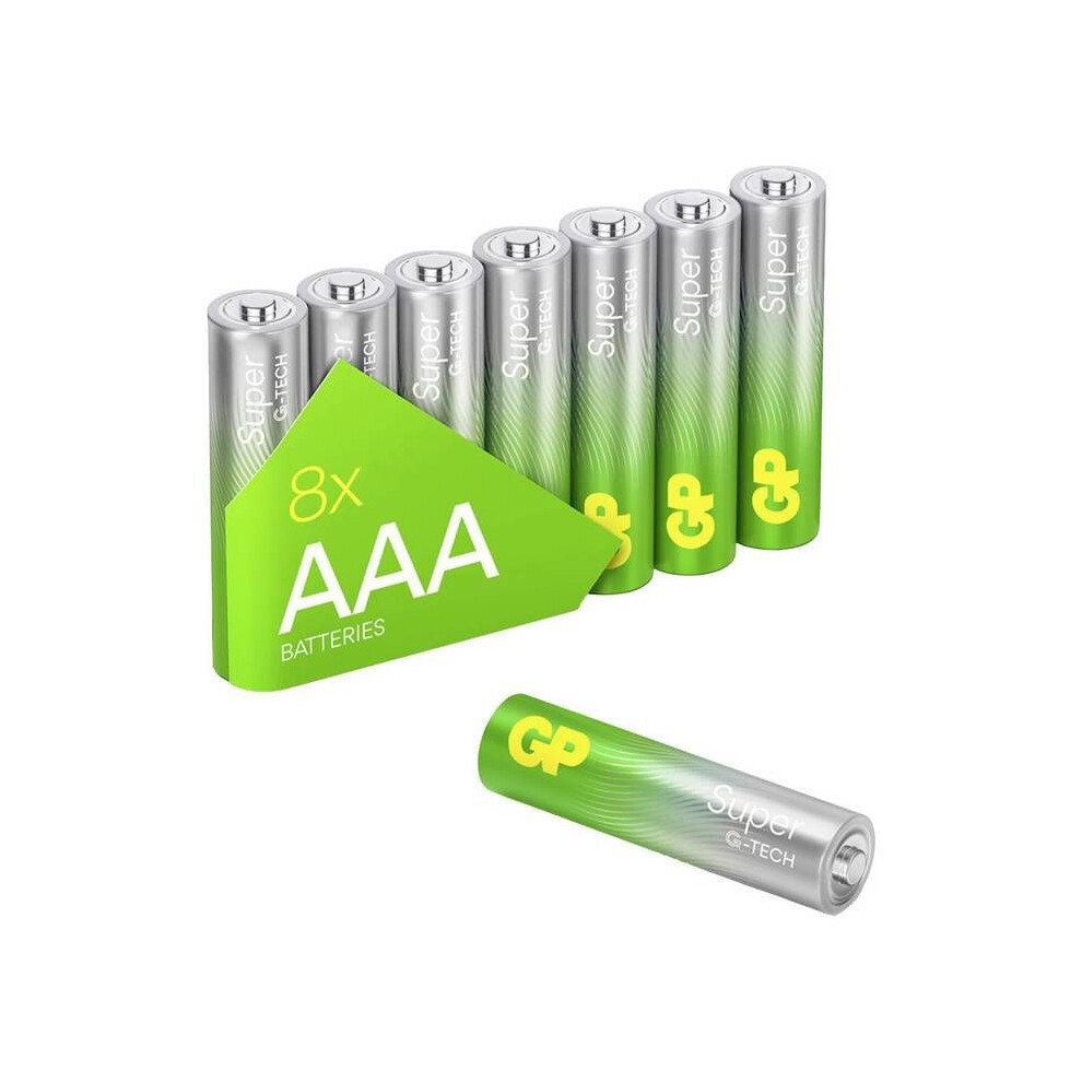 GP Batteries 4+4 GP Super Alkaline 1,5V AAA Micro LR03 Neu 03024ADHETA-B8 (8 Stk., AAA, 422 mAh), Batterien + Akkus - Bild 7