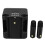 Wireless Karaoke Speakers Portable Bluetooth Machine with 2 Microphones Black 10